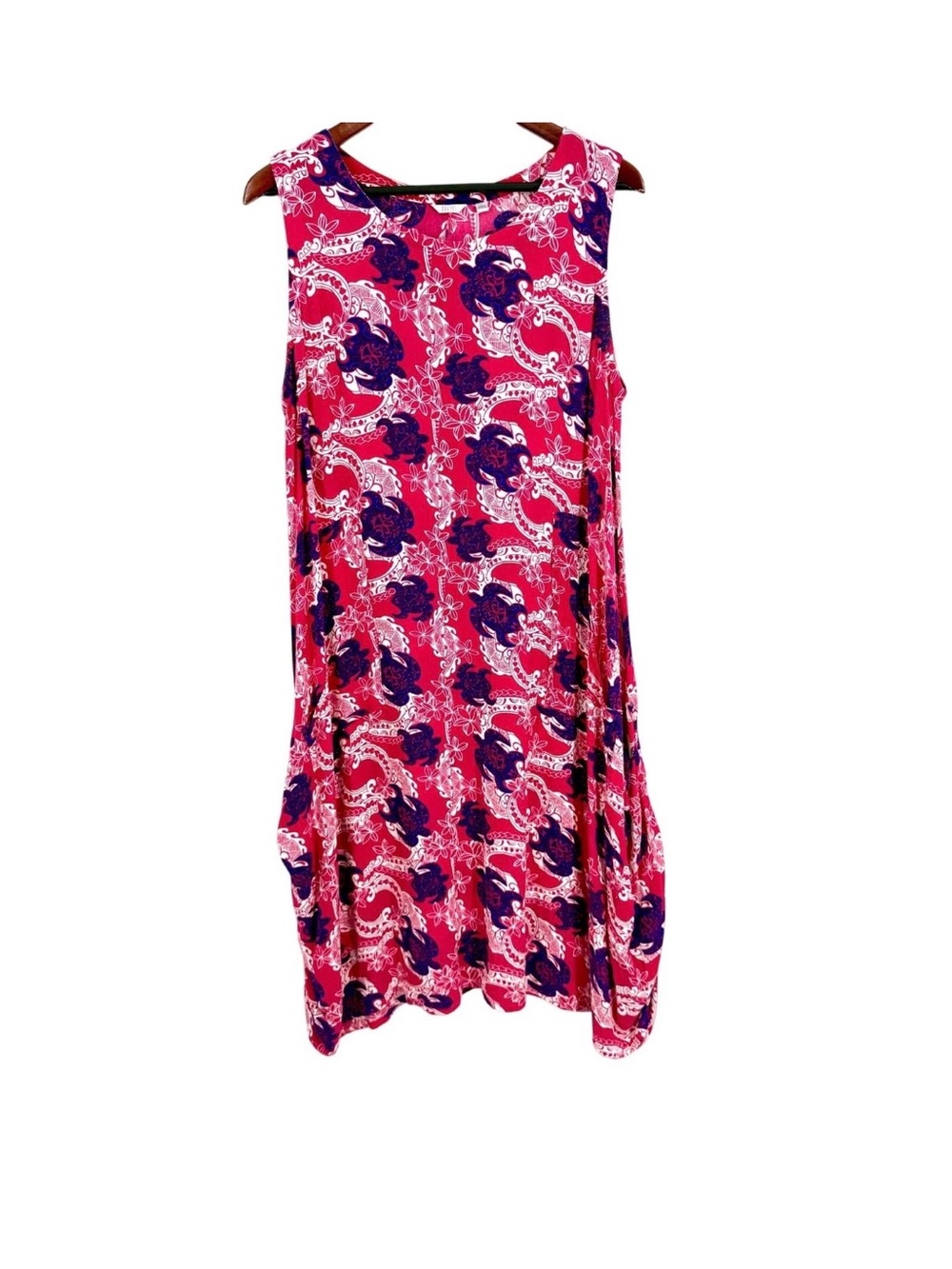 Kaktus Tropical Print Dress